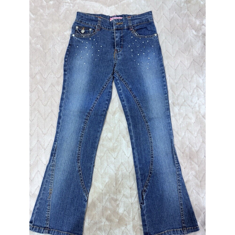 2 B Real Jeans Girls 28x30 Flare Gem Skinny